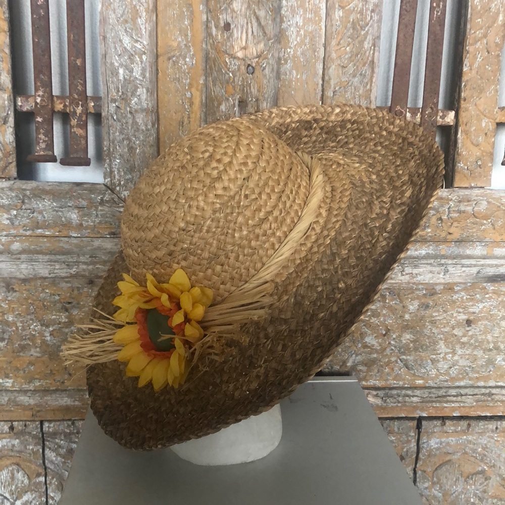 CAPPELLI STRAW HAT SUNFLOWER WOMEN
